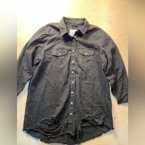 Highway Jeans Denim Shirt/Jacket 2X (GY)